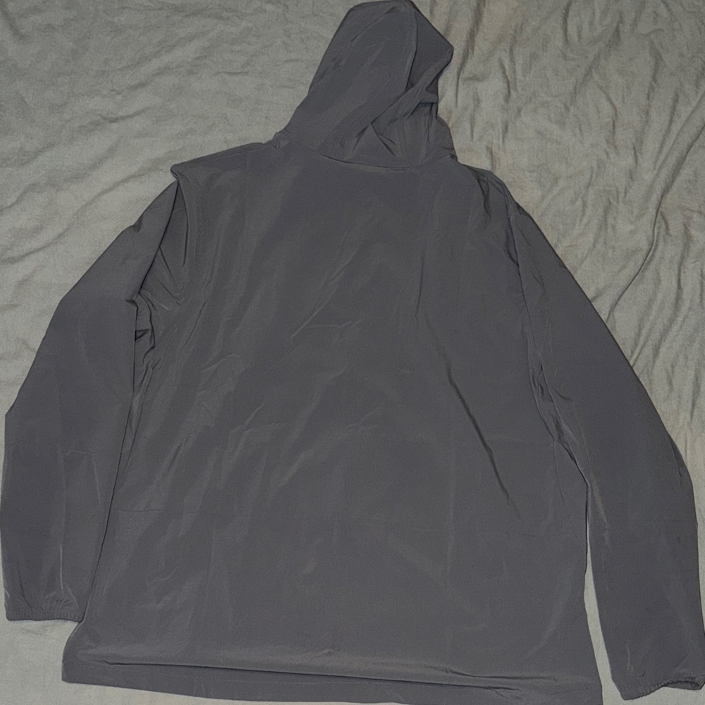 Nike Men's Light Gray Windbreaker Jacket and Pants - Picture 7 of 13